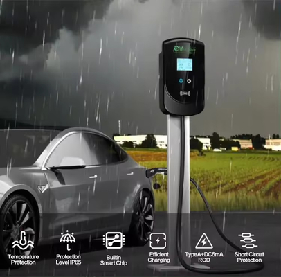 Saída AC 22KW 2 estações de carregamento EV para carros elétricos à prova d'água 380v Voltagem de entrada