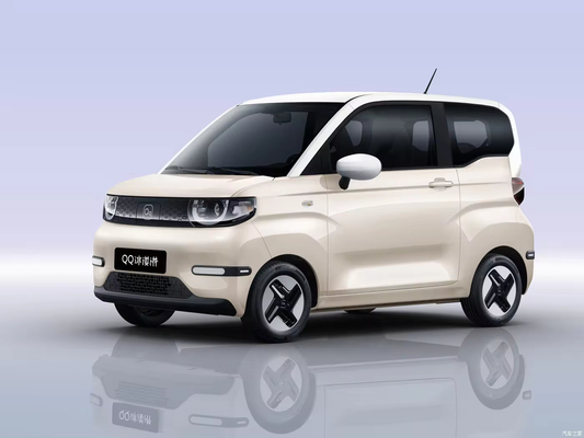 Pure Electric Chery QQ Ice Cream Veículo de 4 lugares com tipo de energia e distância entre eixos de 1960 mm